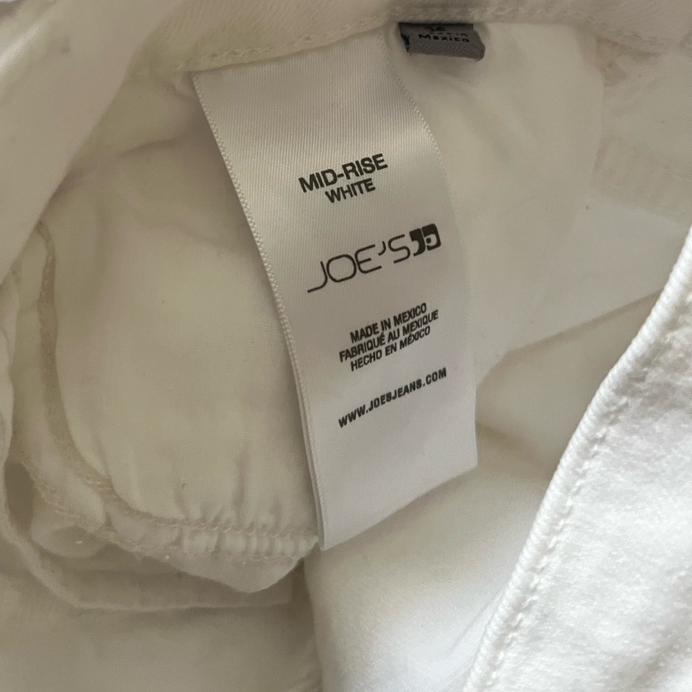 Joe's Jeans White Skinny Jeans